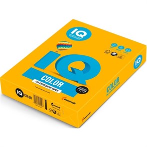Бумага IQ Color А4, 80 г/м2 солнечно-желтый 500 листов/пачка (SY40) 25445