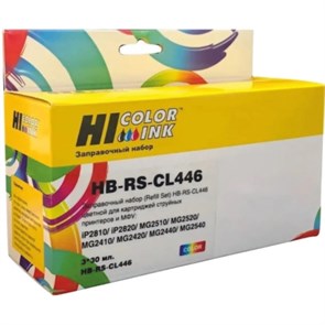 Заправочный набор Hi-Black HB-RS-CL446 для к-джа Canon CL-446, Color (3x30мл) 35480
