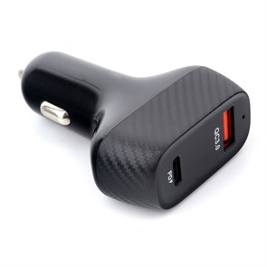 Зарядное устройство а/м 12V -> USB 5V Cablexpert MP3A-UC-CAR20, USB A+Type-C, 36Вт, QC, PD 35929