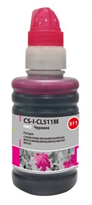 Чернила для Canon CL-511 (MP240/ MP250/MP260/ MP270/ MP480) Magenta (100мл) Cactus 29595