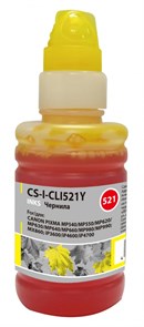 Чернила для Canon CL-521 (MP540/550/620/630/640/660) Yellow (100мл) Cactus 29599