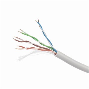 Кабель UTP cat.5E 4pair медный одножильный, 0.48мм, 1м (на отрез) 24702