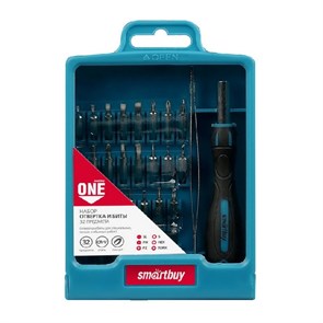 Отвертка с набором бит SmartBuy SCBS-32P1 (32 предмета) 36272