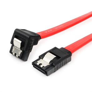 Кабель SATA-3 6Gb/s с защелкой, угловой разъём, 30см, Cablexpert CC-SATAM-DATA90-0.3M 36155