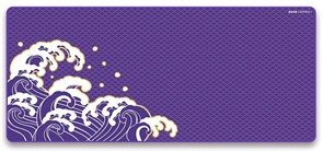 Коврик для мыши X-raypad Aqua Control Plus Wave Violet XXL (900x400x4мм) 36586