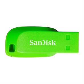 USB 2.0 Flash Drive 32GB Sandisk Cruzer Blade Green (SDCZ50C-032G-B35GE) 36611