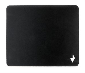 Коврик для мыши Gembird MP-BLACK, чёрный, 220х180х1мм 36533