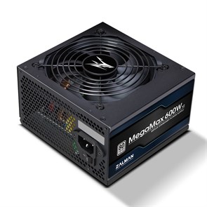 Блок питания ATX 600W Zalman ZM600-TX II (V2), 12V@45A, 12cm fan, Active PFC, 80 PLUS, RTL 36848