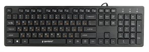 Клавиатура Gembird KB-8360U, черная, 104кл., USB-hub 2 порта, USB 36901
