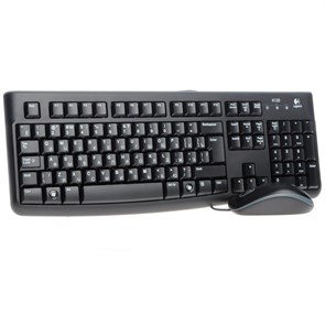 Клавиатура+мышь Logitech MK120 проводные BLACK USB (920-002561) 30568
