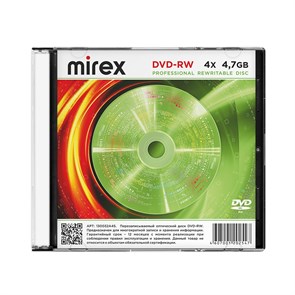 DVD-RW 4.7GB Mirex 4x, slim 36323
