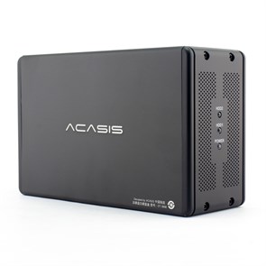 Внешний корпус для 2x3.5" SATA HDD ACASIS DT-3608 (Al, USB 3.0, UASP, RTL9210B, RAID 0/1/JBOD/SPAN) 36945