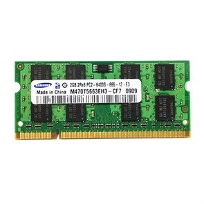 SO-DIMM DDR2 2GB PC2-6400 DDR2-800 Samsung (M470T5663EH3-CF7) CL6 1.8V 17505