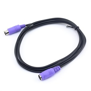 Удлинитель клавиатуры, мыши PS/2 6m/6f 1.8м Behpex, черный (576387) 37012