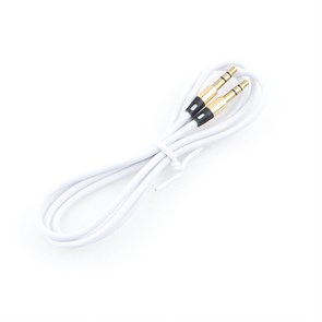 Кабель jack 3.5 мм-jack 3.5 мм 1.0м, белый Cablexpert Pro (CCAB-01-35MM-1MW) 37162