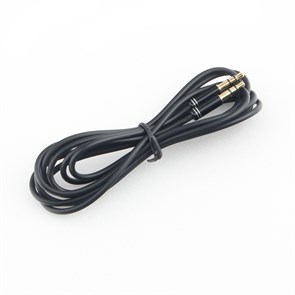 Кабель jack 3.5 мм-jack 3.5 мм 2.0м, черный Cablexpert Pro (CCAB-02-35MM-2MB) 37165