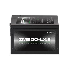 Блок питания ATX 500W Zalman ZM500-LX II (12V@38A, 12cm fan, Active PFC) 37046