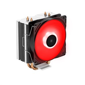 Кулер Deepcool GAMMAXX 400 V2 RED (TDP 180W, heatpipe, Al+Cu, 120mm Red LED, PWM, 930г, для S.1700/1200/115X/AM4) 36850