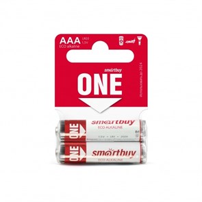 AAA (LR03) SmartBuy ONE, 1.5V, alkaline, (упаковка 2шт.) 37102