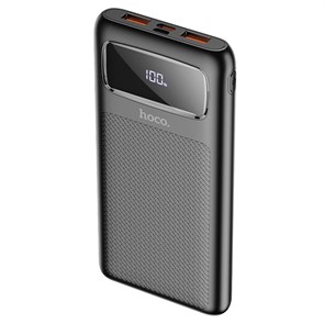 Портативный аккумулятор hoco J81 10000mAh, 2xUSB, чёрный 37080