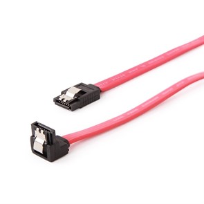 Кабель SATA-3 6Gb/s с защелкой, угловой разъём, 50см, Cablexpert CC-SATAM-DATA90 37147
