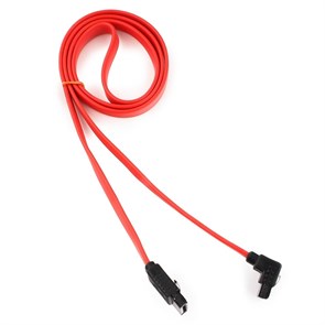 Кабель SATA-3 6Gb/s с защелкой, угловой разъём, 80см, Cablexpert CC-SATAM-DATA90-0.8M 37150