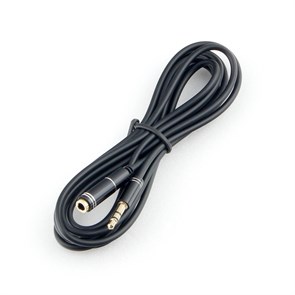Удлинитель аудио jack 3.5 мм (M) - jack 3.5 мм (F), 2.0м Cablexpert Pro (CCAB-02-35MF-2MB) 37171