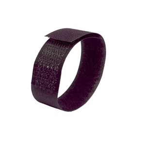 Стяжка Velcro 200мм x 16.0мм (уп. 20шт.) черная Fortisflex 77920 36307