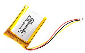 Аккумулятор Li-Pol 3.7v 1200mAh (103040) 40х30х10 мм, коннектор 3-pin 37308