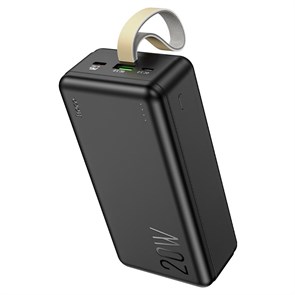 Портативный аккумулятор hoco J87B 30000mAh, вх.: Micro-USB/Type-C 18W PD, QC 3.0, вых.: 1xUSB-Af 18W+Type-C 20W, чёрный 37344
