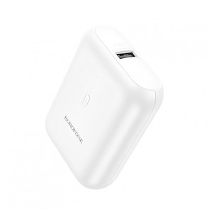 Портативный аккумулятор Borofone BJ31 5000mAh, вх.: USB-C, вых.: 1 x USB-Af, LED, белый 37324