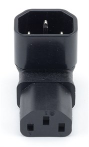 Переходник угловой, 90гр. вниз (вилка C13 - розетка C14, 10A) WA-0092 35183