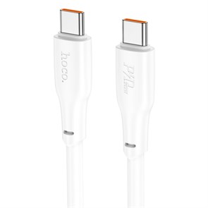Кабель USB Type-C (M) --> Type-C (M) 2.0м (USB 2.0) hoco X93, белый, 5A, PD240W 37376