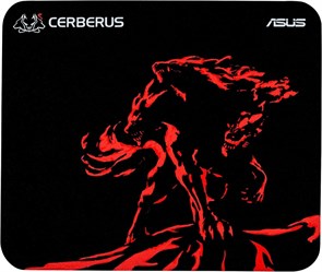 Коврик для мыши ASUS Cerberus Mat Mini чёрно-красный (250 х 210 х 2 мм) 35694