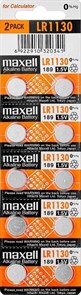 AG10/389A/LR1130 Maxell alkaline (упаковка 10шт.) 37101