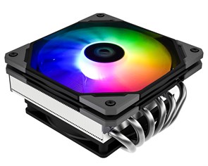 Кулер ID-COOLING IS-60 EVO ARGB (низкопрофильный, TDP 130W, 6 heatpipe, вент. 120x15мм+92x15мм, PWM, 650г, 120x122x64мм) 37517