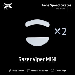Ножки для мыши (глайды) X-raypad Jade Speed для Razer Viper mini, комплект из 2-х наборов 37580