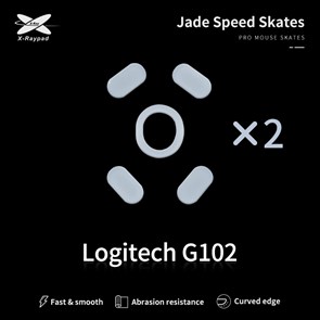 Ножки для мыши (глайды) X-raypad Jade Speed для Logitech G102/G203, комплект из 2-х наборов 37581
