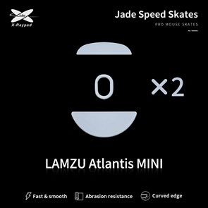 Ножки для мыши (глайды) X-raypad Jade Speed для Lamzu Atlantis Mini, комплект из 2-х наборов 37582