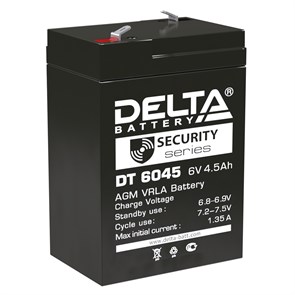 Аккумулятор для ИБП 6V 4.5Ah Delta DT 6045 36170