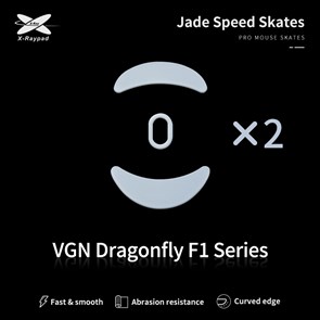 Ножки для мыши (глайды) X-raypad Jade Speed для VGN Dragonfly F1, комплект из 2-х наборов 37790