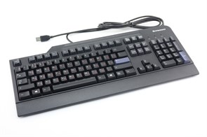 Клавиатура Lenovo Preferred Pro черная, 104кл., USB (без подставки) 37059