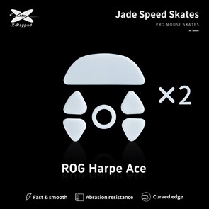 Ножки для мыши (глайды) X-raypad Jade Speed для ASUS ROG Harpe Ace, комплект из 2-х наборов 38030