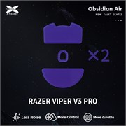 Ножки для мыши (глайды) X-raypad Obsidian Air Skates для Razer Viper V3 Pro, комплект из 2-х наборов 38059
