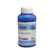 Чернила для Epson T0825/T0815/T0805 (St Photo R270/390/RX590/T50/P50) (70мл) light cyan,  Ink-Mate, (EIM-290C) 33992