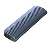 Внешний корпус для M.2 PCIe NVMe SSD ACASIS EC-6601 (Al, серый, Type-C, USB 3.2 Gen 2x1 10Gbps, RTL9210B) 37979
