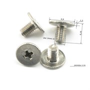 Винты для крепления жёстких дисков HDD / комплектующих ПК, плоск. гол., Ni (UNC CM#6-32 x 5) упаковка 1000шт. 37627