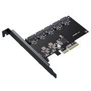 PCI-e Serial ATA 3 6Gb/s ACASIS AC-PE001 (JMB585, PCIe x4 -> 5 x SATA, RAID0/1/SPAN/JBOD) 36960