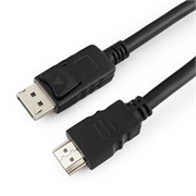 Кабель DisplayPort (20M) - HDMI (19M) 10.0м, Cablexpert 38665