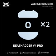 Ножки для мыши (глайды) X-raypad Jade для Razer DeathAdder V4 Pro, комплект из 2-х наборов 38821